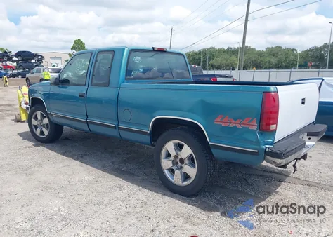 1998 GMC Sierra 1500 Sl Wideside из США, поврежденный, VIN 2GTEK19RXW1540413